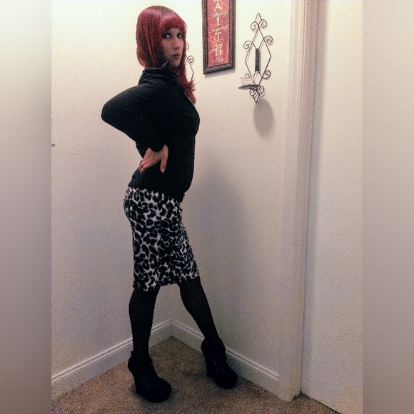 Sexy Faux Suede Wedged Heels - Picture 6 of 6